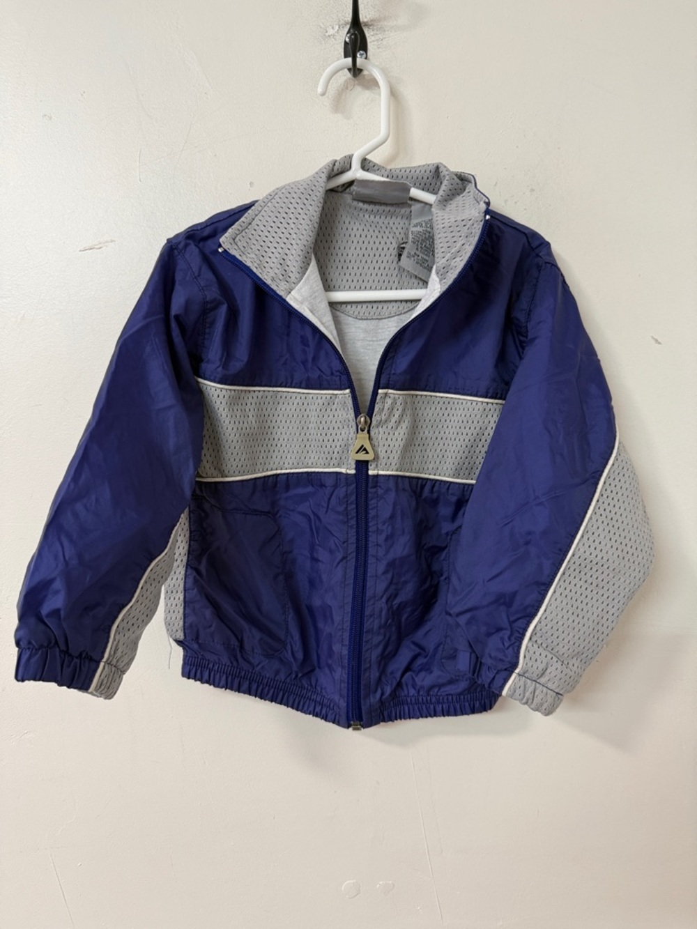 Athletic Works Navy and Light Gray Kids jacket 90’s